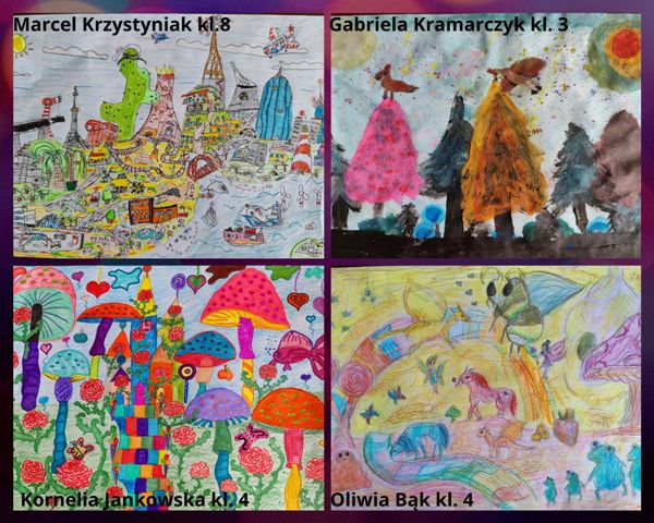 prace plastyczne na konkurs Fantastyczne krajobrazy