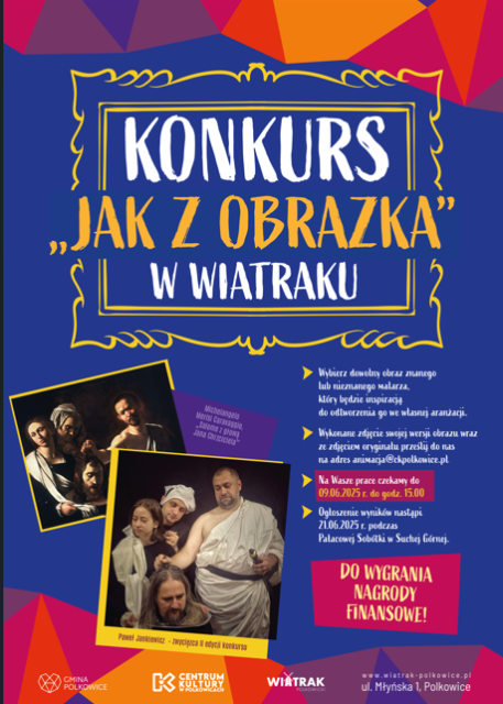 plakat konkursu jak z obrazka