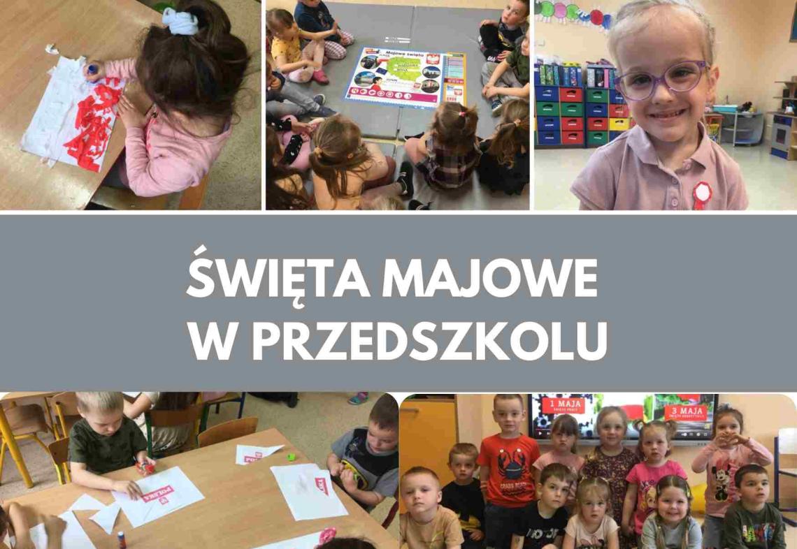 Święta majowe w przedszkolu