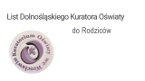 List Dolnośląskiego Kuratora Oświaty do Rodziców